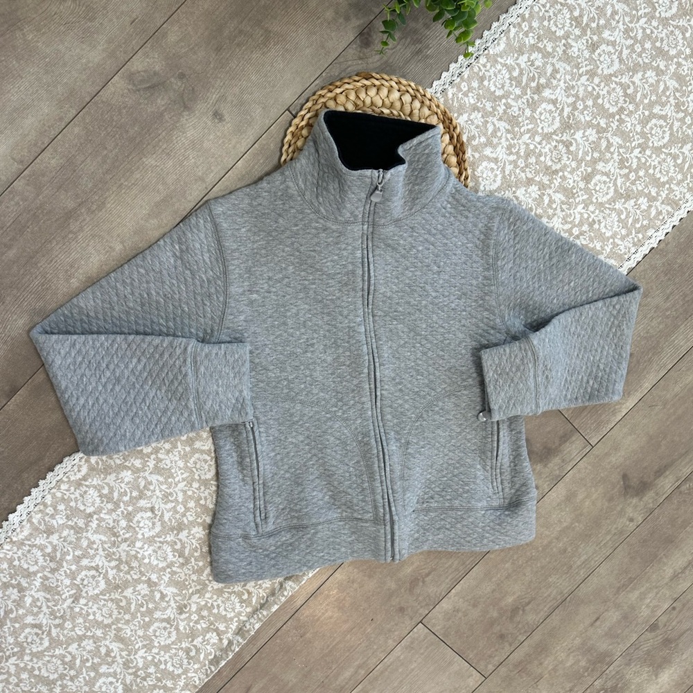 Vintage Rafaella Women’s Quilted Full Zip Sweater Jacket Size Medium - Picture 8 of 11